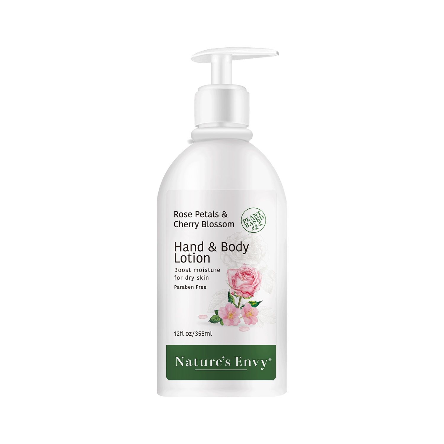 Rosewater Rose Petals & Cherry Blossom Hand & Body Lotion